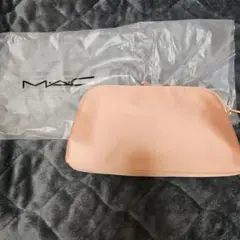 MAC ピンク ポーチ ロゴ入り
