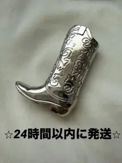 新品未使用　ブーツ J5 メタルライターケース y2k シルバー