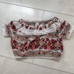 FISH & KIDS 花柄刺繍 トップス 4.5y 100110cm