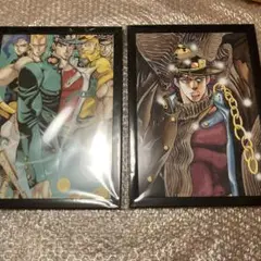 ジョジョの奇妙な冒険　額付きポスター　3部　承太郎　ジョセフ　2枚セット