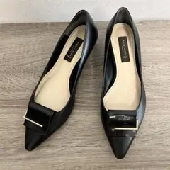 【MACKINTOSH】マッキントッシュロンドン パンプス レザー 黒 冠婚葬祭