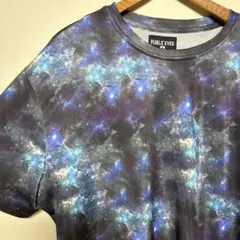 パブリックアイズ　総柄　宇宙　グラフィック　Tシャツ