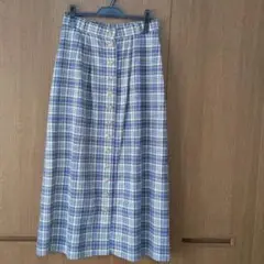 【美品　インポート古着】チェック柄スカート