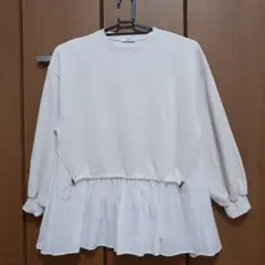 美品　秋服　earth music&ecology フリルスウェット