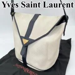 イヴサンローラン ショルダーバッグ 斜めがけ ポシェット カサンドラ ロゴ金具