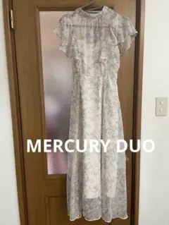 MERCURYDUO マーキュリーデュオ　ペイズリーロングワンピース　花柄