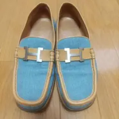 HERMES ローファー 37
