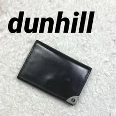【状態考慮】dunhill ダンヒル キーケース ブラック レザー 2連
