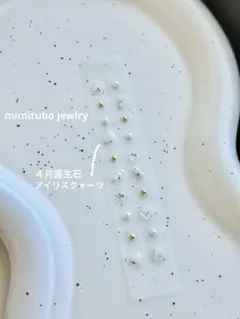 耳ツボジュエリー　チタン　２０粒　天然石