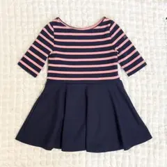 ラルフローレン RalphLauren 長袖ストライプワンピース 2T 90