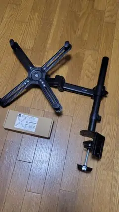 エレコム　モニターアーム　VESA穴無しモニター用　マウントホルダー付属