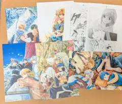 暁のヨナ 複製原画⑤ ジェハ キジャ シンア ゼノ ユン 四龍 花とゆめ 付録