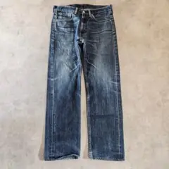 リーバイス505 Levis W32 ブルーデニム ヒゲ ハチノス 14113