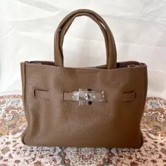 本革レザーバッグ ブラウン