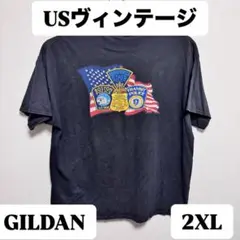 USヴィンテージ　GILDAN ポリス　boston Tシャツ