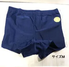 10052●男子スクール水着 サイズM(ウエスト78～80) 紺色 未使用