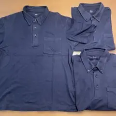 UNIQLO エアリズム　ポロシャツ 3枚セット　L