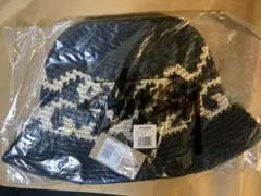 ステューシー ニット バケットハット SS Link 黒 stussy