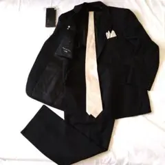 Christian Dior サマースーツ上下 ネクタイ、ポケットチーフ付き