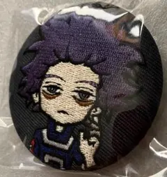 e➕僕のヒーローアカデミア➕　心操人使　刺繍　缶バッジ