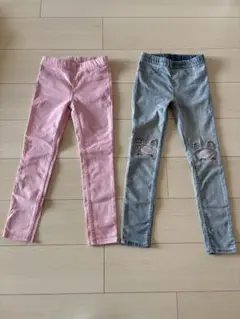 キッズ　デニムパンツ　H&M