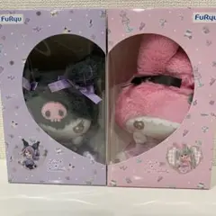 LiccA×My Melody Kuromi おもちゃ箱入りBIGぬいぐるみ２点