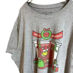 LIFE IS GOOD Tシャツ　メリークリスマス　グレー 3XL