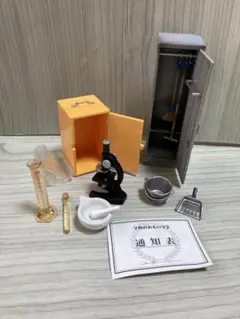 食玩 メガハウス 学校の思い出 まとめ売り 【顕微鏡＆掃除用具ロッカー】