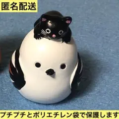 頭にちょこんと シマエナガ　くろねこ　1個