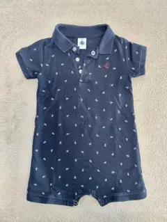 プチバトー　半袖ロンパース　18M 81cm