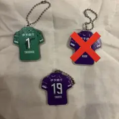 愛媛FC 夏季限定ユニフォームキーホルダー　ガチャ