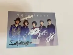Aqua Timez サイン入り Aqua Timez サイン入りポストカード - メルカリ