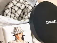 新品未使用 CHANEL2019/20コレクション ツイード帽子 箱付き