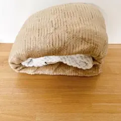 毛布 ブランケット シングル 150×200cm コーヒー色 バイカラー 軽量
