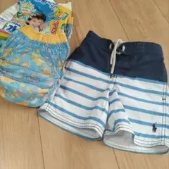 Ralph Lauren 男の子　水着 ストライプ　おまけ付き