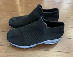 ブラックニットスリッポン エアクッション　新品　未使用