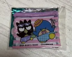 スシロー　はぴだんぶい　ポーチ　バットばつ丸&タキシードサム
