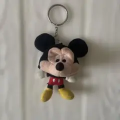 ディズニーリゾート　ミッキーマウス ぬいぐるみキーホルダー　ファンキャップ