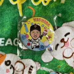 ジャイアンツ ガチャ 夏祭りver. 缶バッジ 岸田行倫 ②