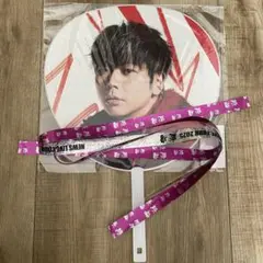 NEWS LIVE TOUR 2025 変身 うちわ 増田貴久 銀テープ付き