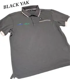 美品　ブラックヤック メンズ半袖ポロシャツ ブラックサイズ95