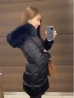 PRADA プラダ 岡部あゆみさん着用 ダウンコート 29P117 ブラック