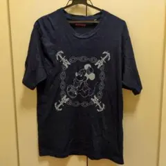 BLUE　BLUE　ミッキー プリント Tシャツ