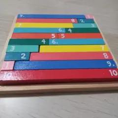 フライングタイガー　さんすうフレンズ　木製 数字ブロック 知育玩具 1-10