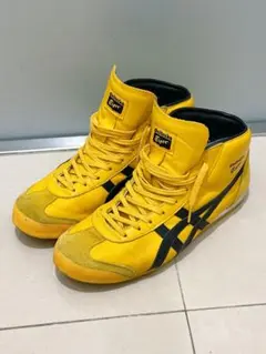 オニツカタイガー メキシコ ミッド ランナー 27cm イエロー