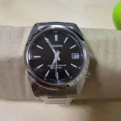 REGUNO ソーラー電波時計 ブラック