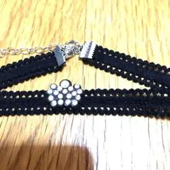 黒レースネックレス