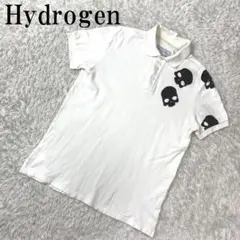 Hydrogen ハイドロゲン 半袖ポロシャツ ホワイト L B533