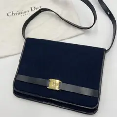 極美品 Christian Dior ワンショルダーバッグ トロッター ロゴ金具