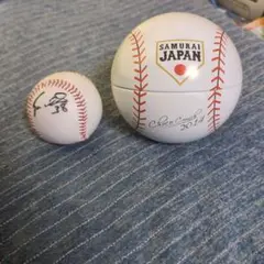 直筆サインボール 野茂英雄さん イチローさん甲子園実使用球 日